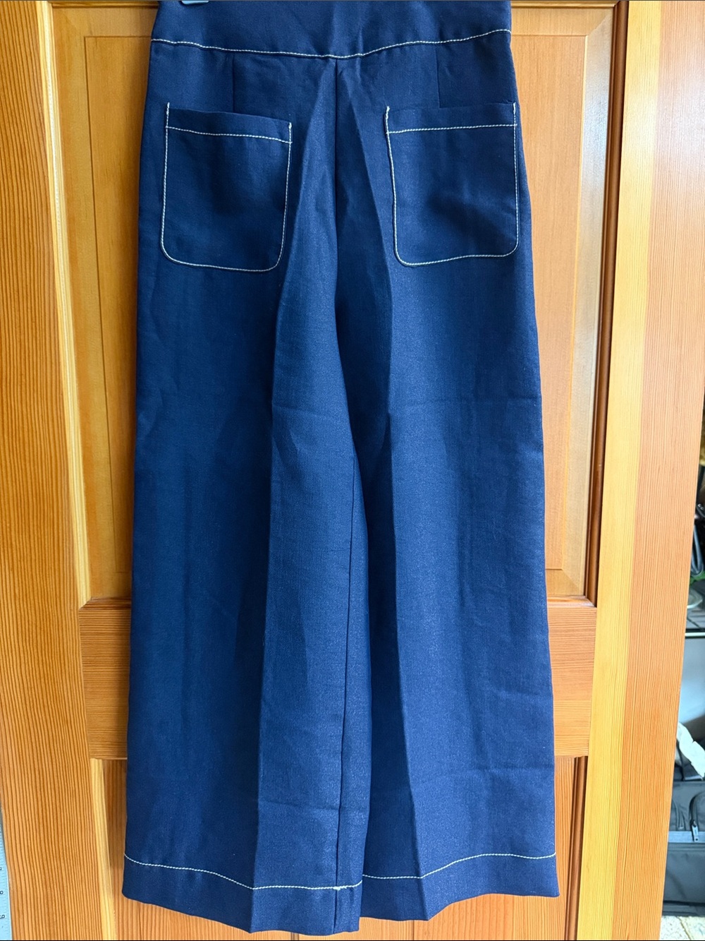 NWT Moon River Navy Wide Leg Pants XS